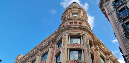 Antiguos almacenes de Can Jorba, en Barcelona, que ahora acogen El Corte Inglés.