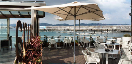 Terraza del restaurante Auga