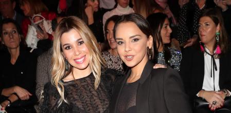 Singers Chenoa ,Natalia Rodriguez atttending “ HannibalLaguna “ presentation during Pasarela Cibeles Fashion Week Madrid in Madrid on 30 Thursday January 2020.