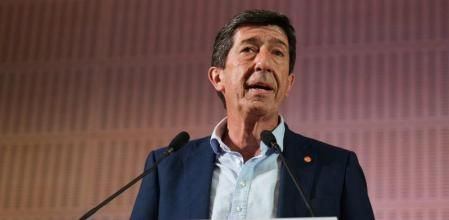 El candidato de Cs a la Presidencia de la Junta, Juan Marín, este domingo en su análisis de los resultados de las elecciones andaluzas. CIUDADANOS 20/06/2022