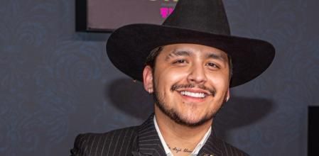 Christian Nodal en una imagen de archivo en el festival Los Dells, California