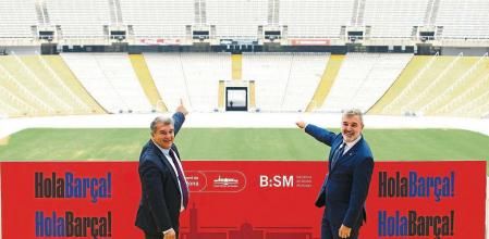 21 - 06 - 2022 / Barcelona / Presentación Barça en Estadi Olimpic Montjuic / Foto: Llibert Teixidó
