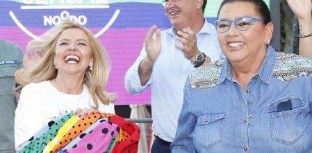 María del Monte junto a su pareja desde hace más de dos décadas, Inmaculada Casal