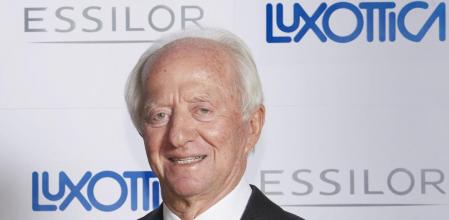 (FILES) This file photo taken and handout by Essilor on January 16, 2017 shows founder and chairperson of Italian eyewear manufacturer Luxottica, Leonardo Del Vecchio in Paris. - Leonardo Del Vecchio, founder of eyewear maker Luxottica and Italy's second-largest fortune, has died at the age of 87 in Milan, Italian media reported on June 27, 2022. (Photo by Handout / Essilor / AFP) / RESTRICTED TO EDITORIAL USE - MANDATORY CREDIT