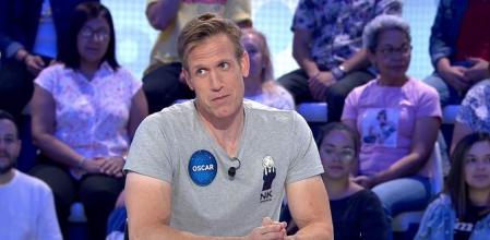 Oscar Martínez como invitado de 'Pasapalabra'.