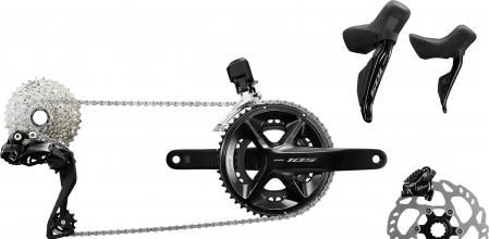 Así es el nuevo grupo electrónico 105 Di2 de Shimano.
