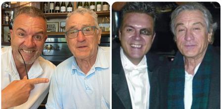 La foto de la derecha es de este miércoles; la de la derecha, de los mismos protagonistas pero once años atrás.