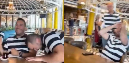 La tronchante reacción de seis jóvenes al ver que sus novias han hecho que se vistan igual