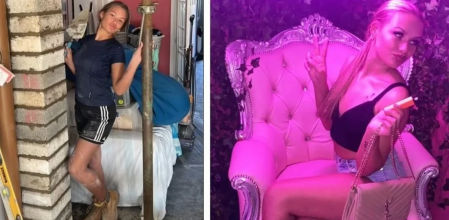 La joven explica su cambio de vida