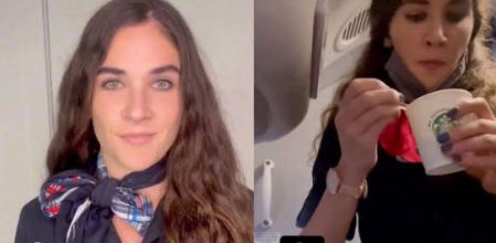 Una azafata de vuelo desvela por qué no deberías beber café o té en el avión: "Nunca más"