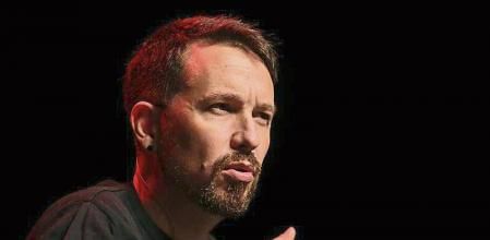 AME7063. MONTEVIDEO (URUGUAY), 16/06/2022.- El ex secretario general de la formación política Podemos, Pablo Iglesias, ofrece hoy la charla 