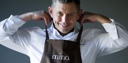 El cocinero Álvaro Garrido, al frente del restaurante Mina