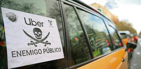 In this file photo taken on March 18, 2021 a placard reading