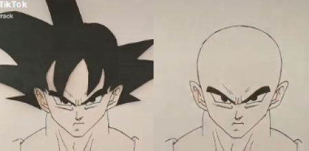 El 'tiktoker' descubre los personajes que son iguales a Goku