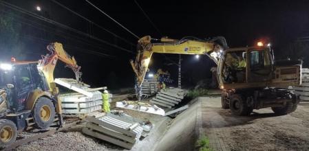 Obras de despliegue del ancho estándar en el tramo Castelló-Vinaròs del Corredor Mediterráneo