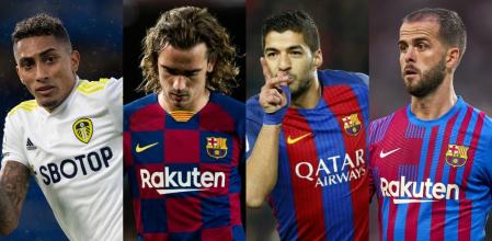 Raphinha, Griezmann, Suárez y Pjanic figuran en el 'top' 10 de traspasos blaugrana