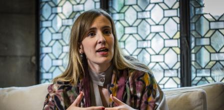 La consellerla d´Acció Exterior, Victòria Alsina