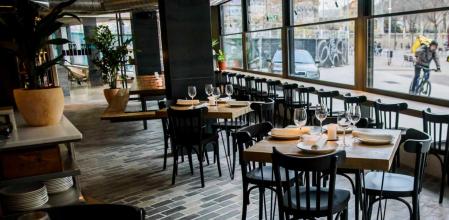 Sala del restaurante Fismuler, en Ciutat Vella