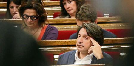 El diputat de Junts Francesc de Dalmases, al ple del Parlament