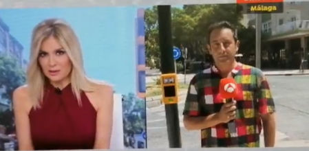 Un reportero de Sandra Golpe imita a Chiquito de la Calzada en directo