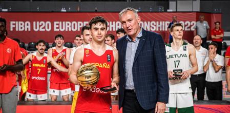 Juan Núñez, nombrado MVP del Europeo sub-20 de 2022