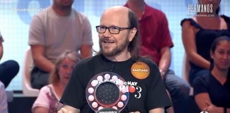 Santiago Segura se lo ha pasado en grande en esta última jornada, e incluso se ha llevado el juego del programa.