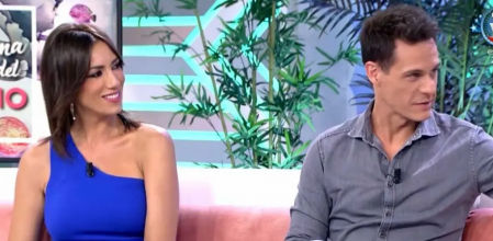 Patricia Pardo y Christian Gálvez, juntos en un plató