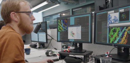 Trabajo con ordenador basado en la estructura de proteínas con AlphaFold