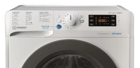 Lavadora secadora Indesit 9 kg / 1.400 rpm - BDE 961483X WK