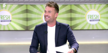 Miquel Valls, en su primer día como presentador de 'Ya es mediodía'