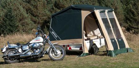 Los remolques-tienda comanche son muy ligeros, por lo que pueden llevarse con vehículos poco potentes