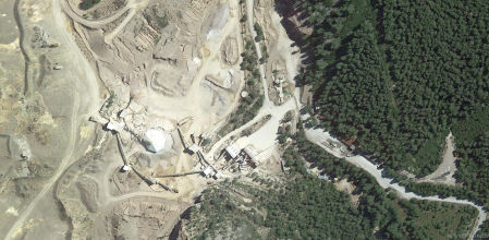 Cantera situada en Cubelles