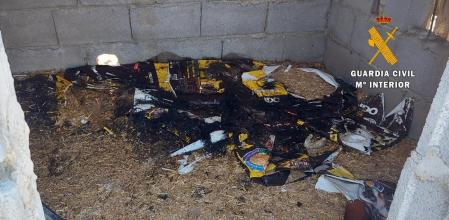 Cortijo en el que fueron encontrados los perros muertos