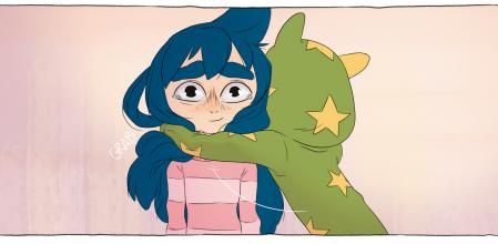 Detalle de ‘La hija de la Luna’, una obra fantástica sobre los trastornos mentales