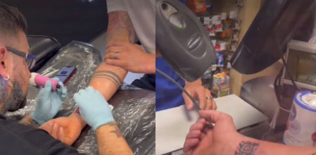 Se tatúa el QR de socio de un supermercado porque siempre que va se lo olvida