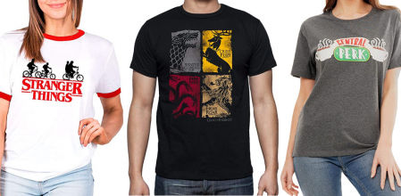 Camisetas de series.
