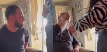 La emoción viral de un hombre al ver a su hijastra hacerse un tatuaje como muestra de gratitud