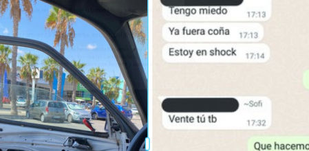 Las jóvenes crearon un grupo de Whatsapp para abordar la crítica situación