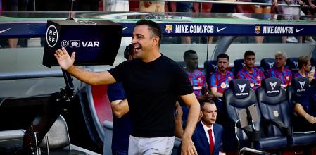 Xavi tras la victoria contra el Valladolid