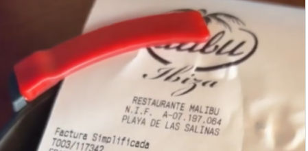 La sorprendente cuenta del local