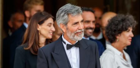 El rey Felipe, presidente del Tribunal Supremo, Carlos Lesmes, Ministra de Justicia Pilar Llop en la apertura del Año Judicial 2022/2023 estes miércoles en el Tribunal Supremo, en Madrid.