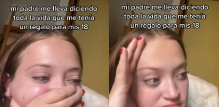 El original y emotivo regalo que le dio un padre a su hija al cumplir 18 años