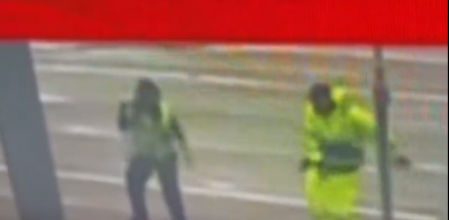 La escena fue captada por la BBC y no tardó en dar la vuelta al mundo