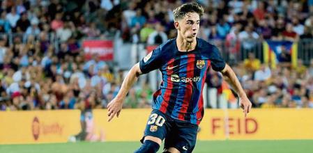 Foto XAVIER CERVERA 28/08/2022 partido liga lfp entre fcbarcelona y real valladolid 4-0 para azulgranas Lewandowski 2 Pedri Sergi roberto Camp nou,barcelona