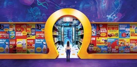 Así es el supermercado más raro del mundo que simula ser un universo paralelo y psicodélico