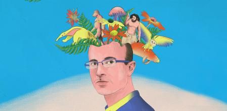 Ilustración del historiador y escritor israelí Yuval Noah Harari, autor del best seller 'Sapiens'