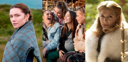 Fotogramas de las películas 'The wonder', 'La maternal' y 'Los renglones torcidos de Dios'