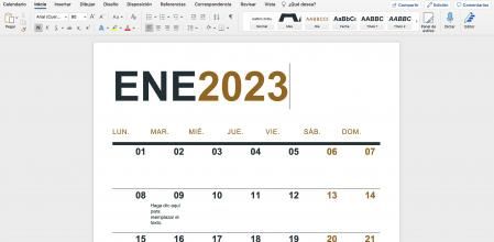 Con las plantillas de Word podemos crear calendarios personalizados de forma rápida y sencilla