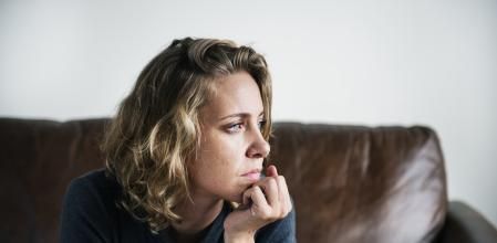 A person suffering from depression