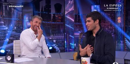 Carlos Alcaraz se burla en 'El Hormiguero' de la altura de Pablo Motos: 